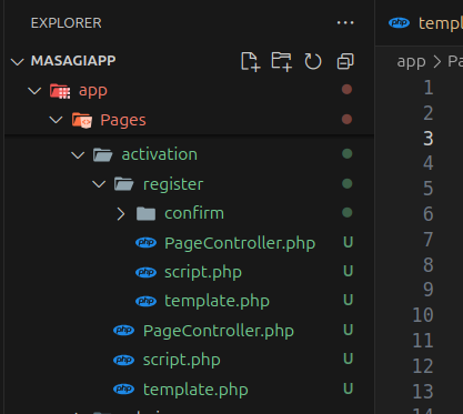 Folder Based Routing Screenshot